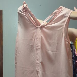 Simply Noelle Pink Sleeveless Blouse